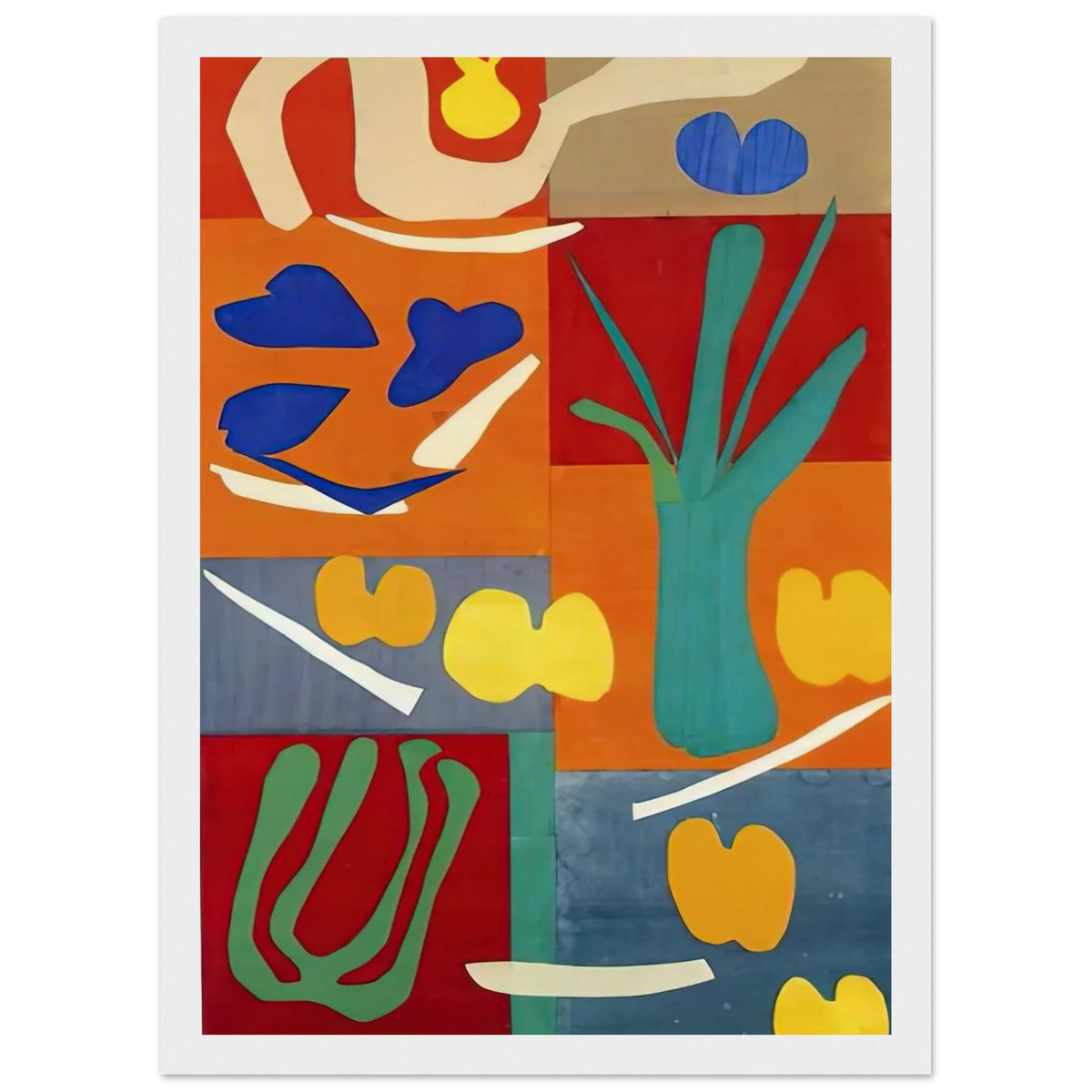 VEGETABLES 1952 Framed Poster | Henri Matisse Framed Prints Wall Art | Henri Matisse Print