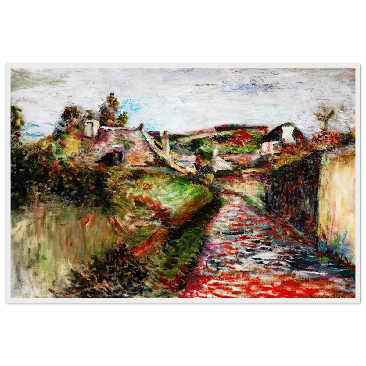 VIEW OF BELLE ILE 1897 Framed Poster | Henri Matisse Framed Prints Wall Art | Henri Matisse Print