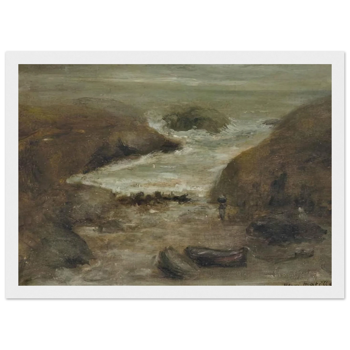 BELLE ILE 1896 1 Framed Poster | Henri Matisse Framed Prints Wall Art | Henri Matisse Print