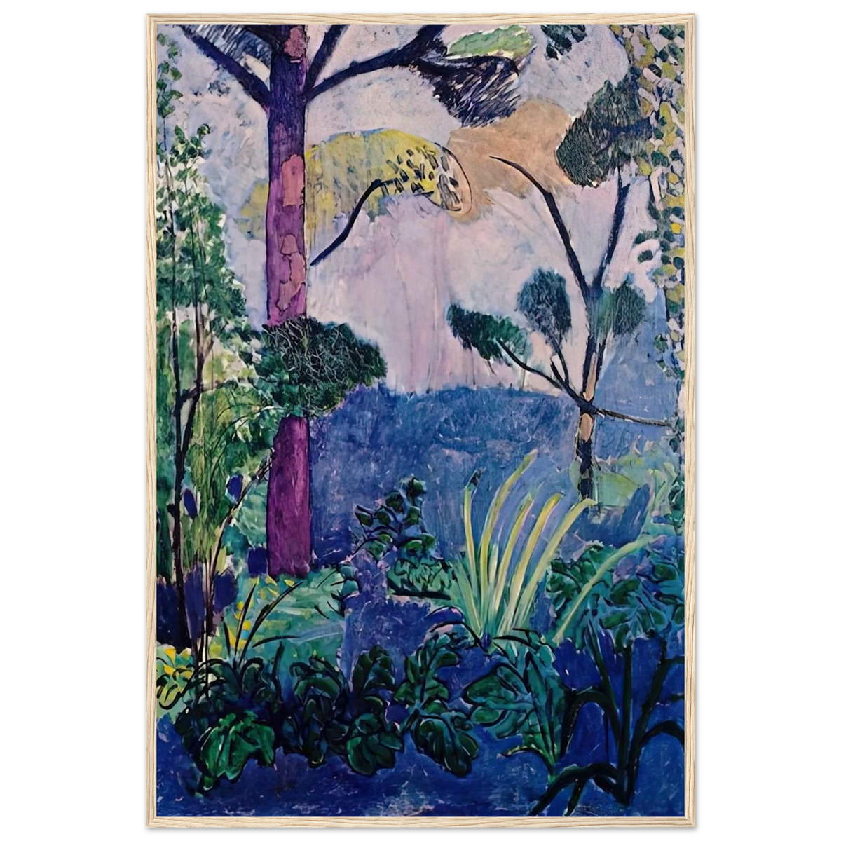 MOROCCAN LANDSCAPE Framed Poster | Henri Matisse Framed Prints Wall Art | Henri Matisse Print