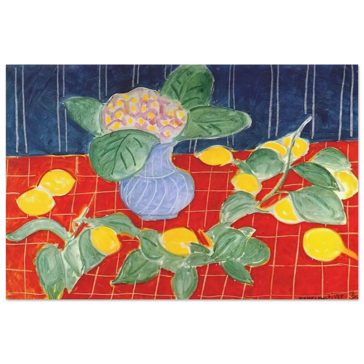 LEMONS AND SAXIFRAGES 1943 Poster | Henri Matisse Poster | Henri Matisse Print