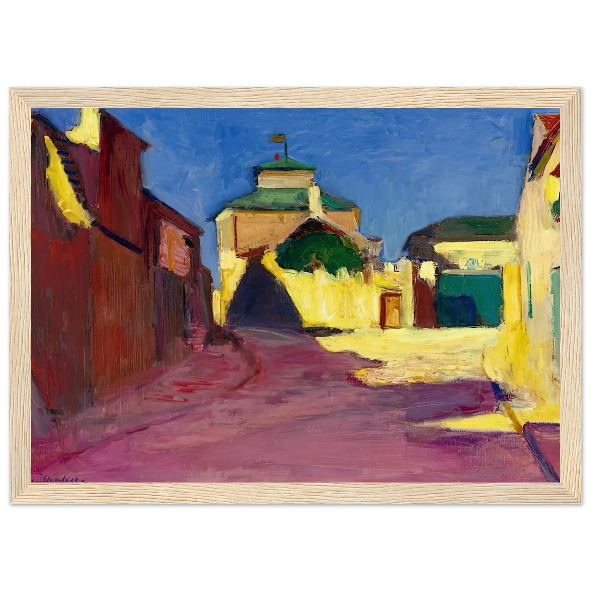 UNE RUE A ARCUEIL 1904 Framed Poster | Henri Matisse Framed Prints Wall Art | Henri Matisse Print