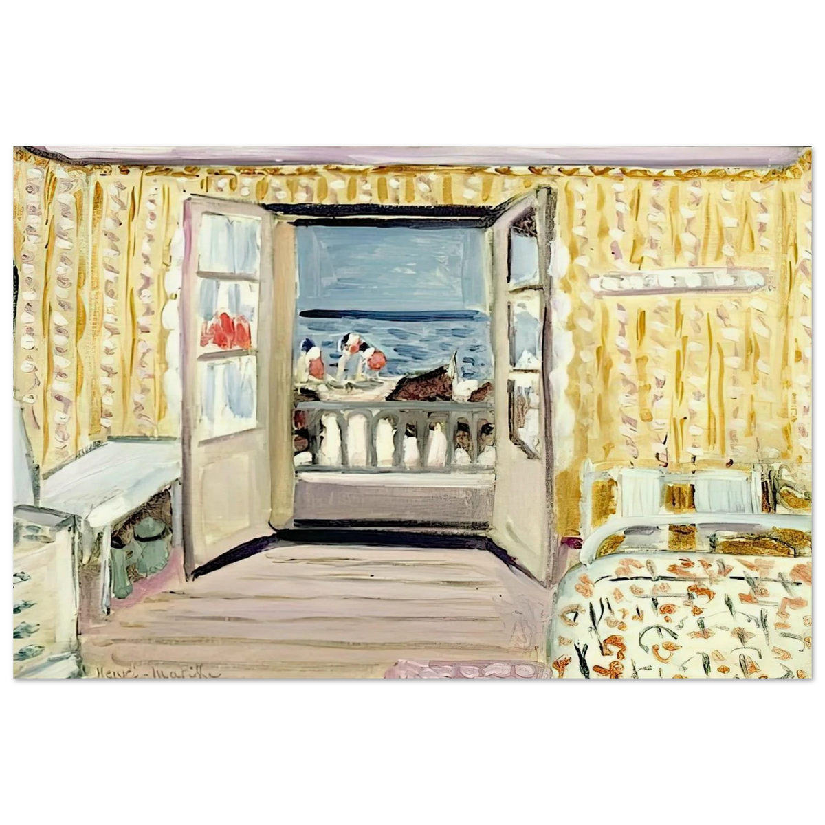 INTERIOR JULY 14TH ETRETAT 1920 Poster | Henri Matisse Poster | Henri Matisse Print