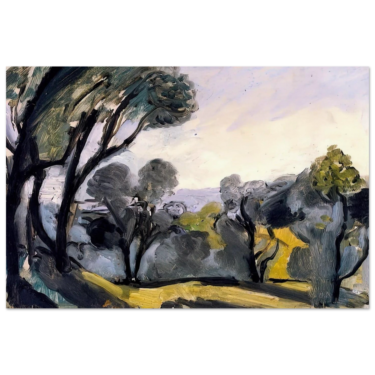 LANDSCAPE WITH OLIVE TREES 1918 Poster | Henri Matisse Poster | Henri Matisse Print