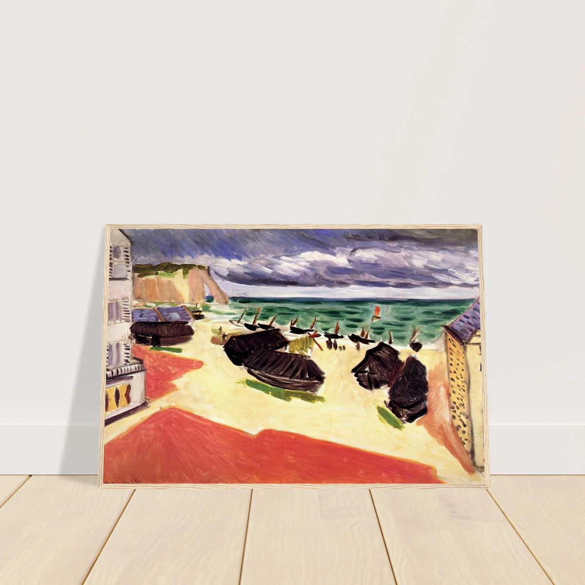 FISHING BOATS IN WINTER ETRETAT 1921 Framed Poster | Henri Matisse Framed Prints Wall Art | Henri Matisse Print