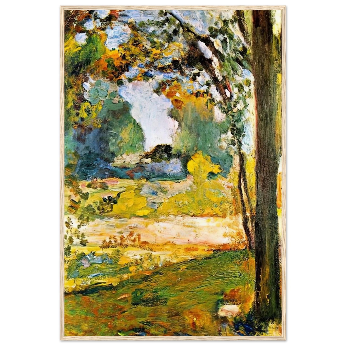 TOULOUSE LANDSCAPE 1898 Framed Poster | Henri Matisse Framed Prints Wall Art | Henri Matisse Print