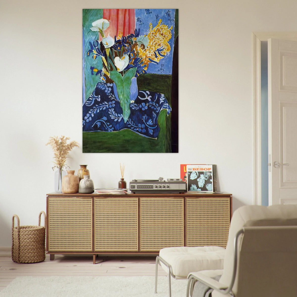 CALLA LILIES IRISES AND MIMOSAS 1913 Poster | Henri Matisse Poster | Henri Matisse Print
