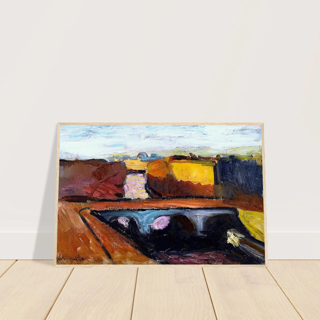 VIEW OF THE SEINE THE PONT SAINT MICHEL 1904 Framed Poster | Henri Matisse Framed Prints Wall Art | Henri Matisse Print