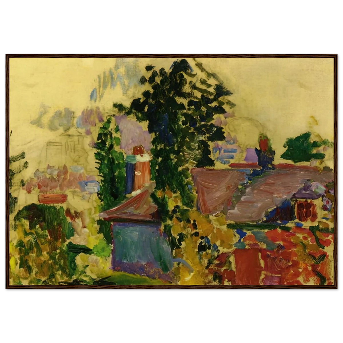 LANDSCAPE 1904 Framed Poster | Henri Matisse Framed Prints Wall Art | Henri Matisse Print