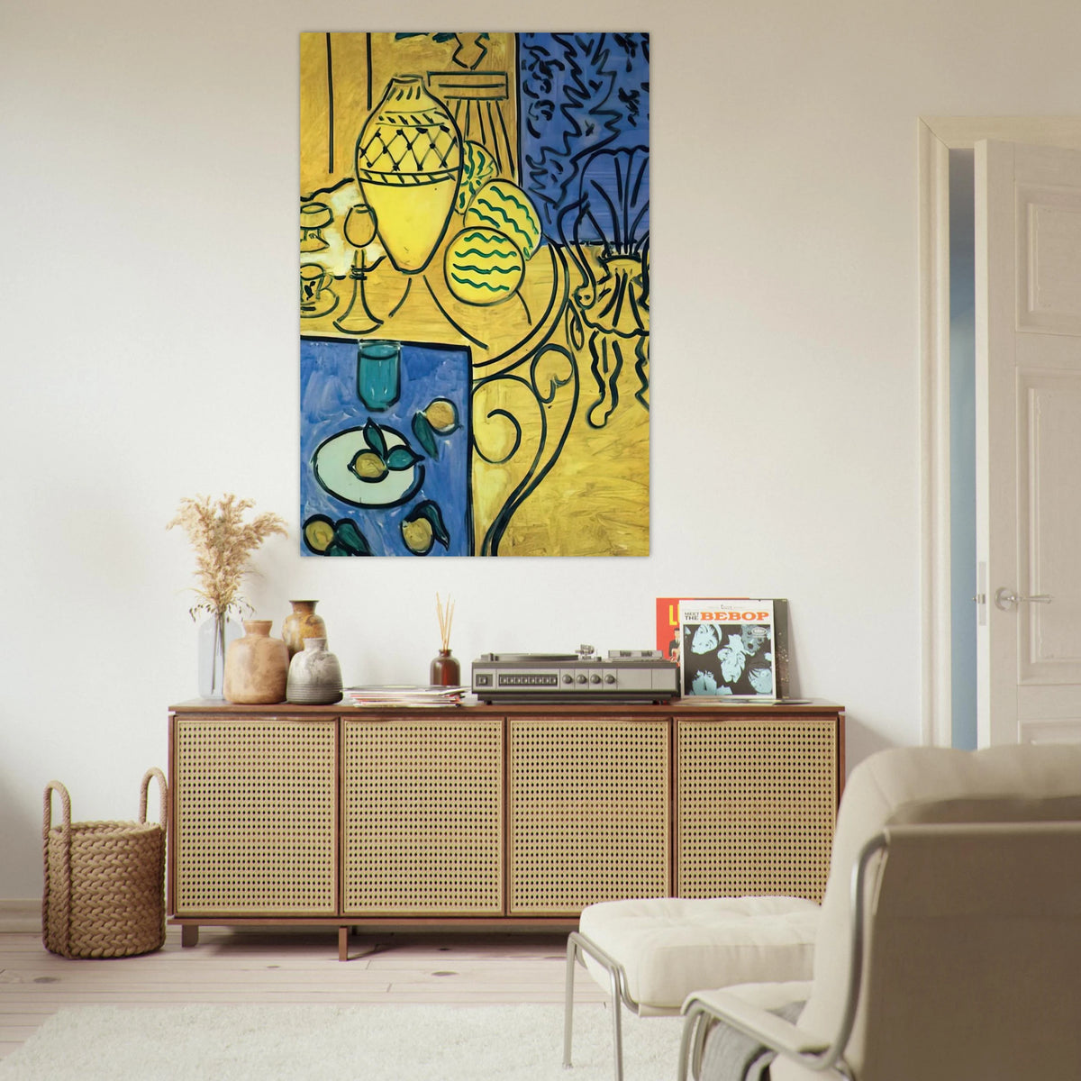 INTERIOR IN YELLOW 1946 Poster | Henri Matisse Poster | Henri Matisse Print