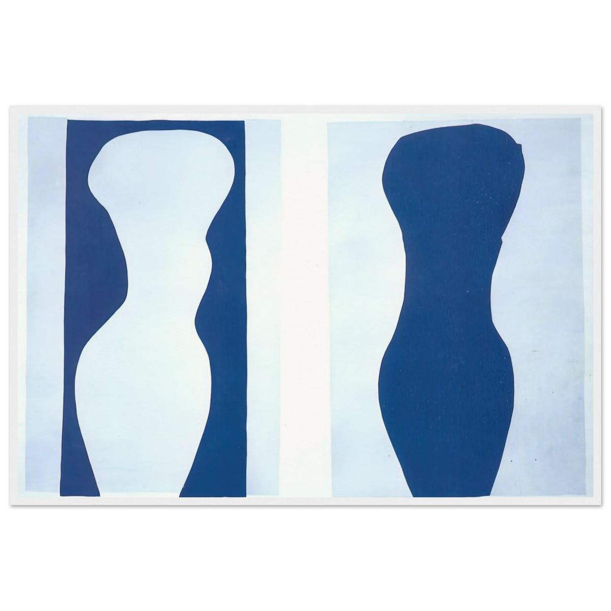WHITE TORSO AND BLUE TORSO 1944 Framed Poster | Henri Matisse Framed Prints Wall Art | Henri Matisse Print