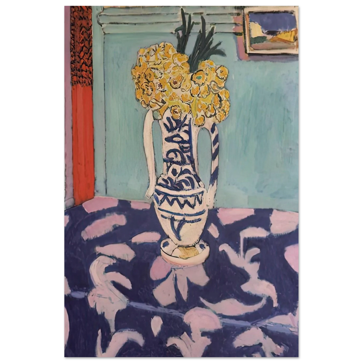 LES COUCOUS TAPIS BLEU ET ROSE 1911 Poster | Henri Matisse Poster | Henri Matisse Print
