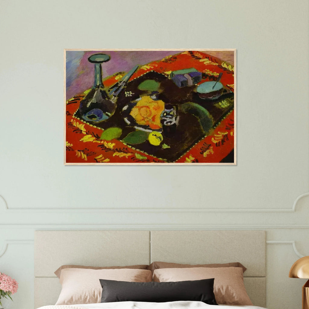 DISHES AND FRUIT 1906 Framed Poster | Henri Matisse Framed Prints Wall Art | Henri Matisse Print