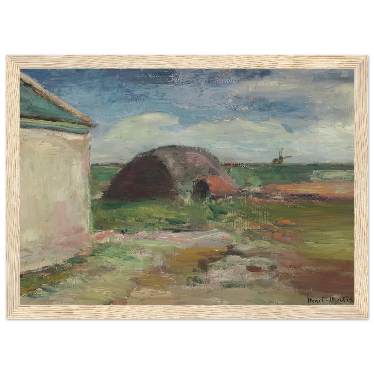 PAYSAGE DE BRETAGNE 1896 Framed Poster | Henri Matisse Framed Prints Wall Art | Henri Matisse Print