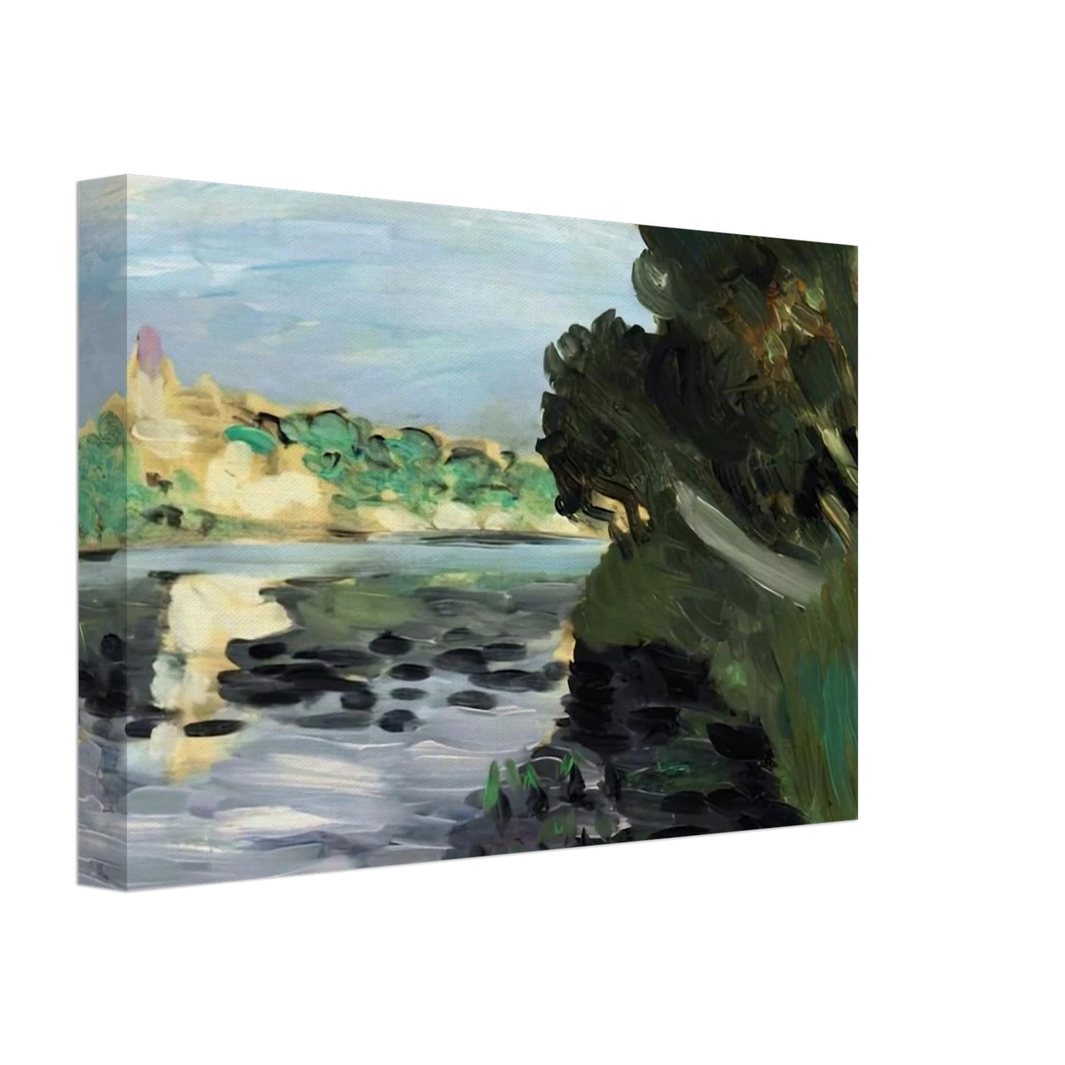 BORDS DE LA SEINE A VETHEUIL 1920 Canvas | Henri Matisse Canvas | Henri Matisse Print