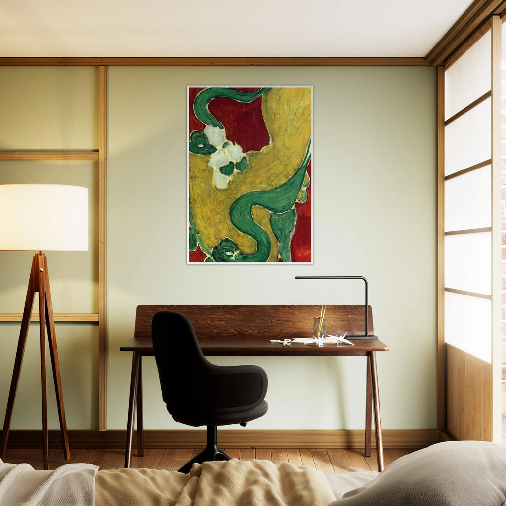 THE RACAILLE CHAIR 1946 Framed Poster | Henri Matisse Framed Prints Wall Art | Henri Matisse Print