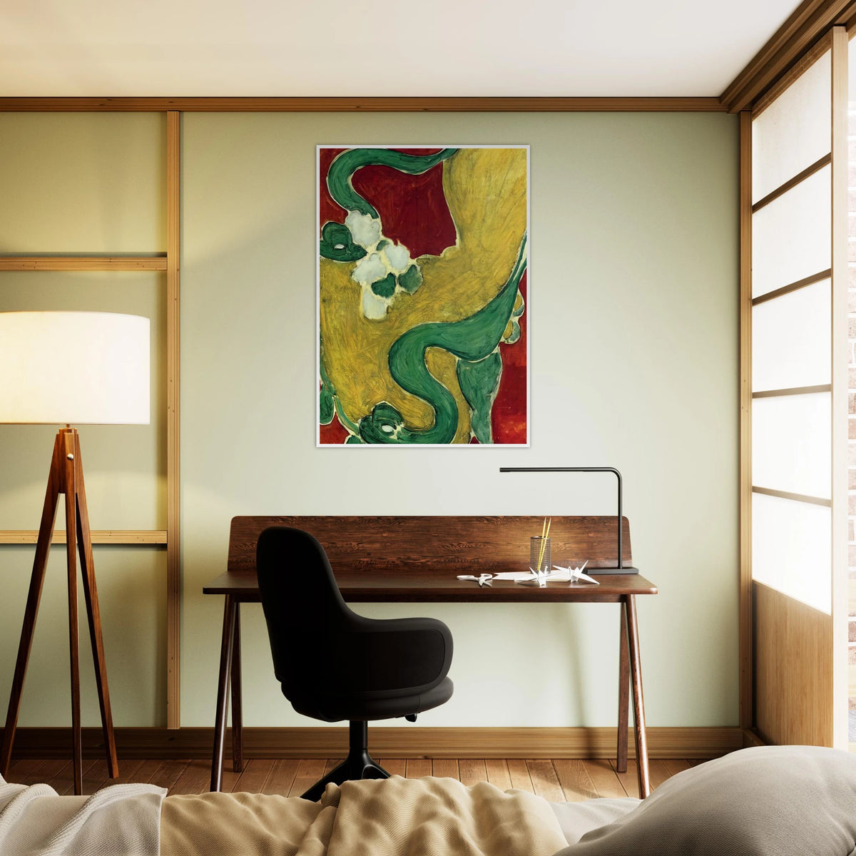 THE RACAILLE CHAIR 1946 Framed Poster | Henri Matisse Framed Prints Wall Art | Henri Matisse Print