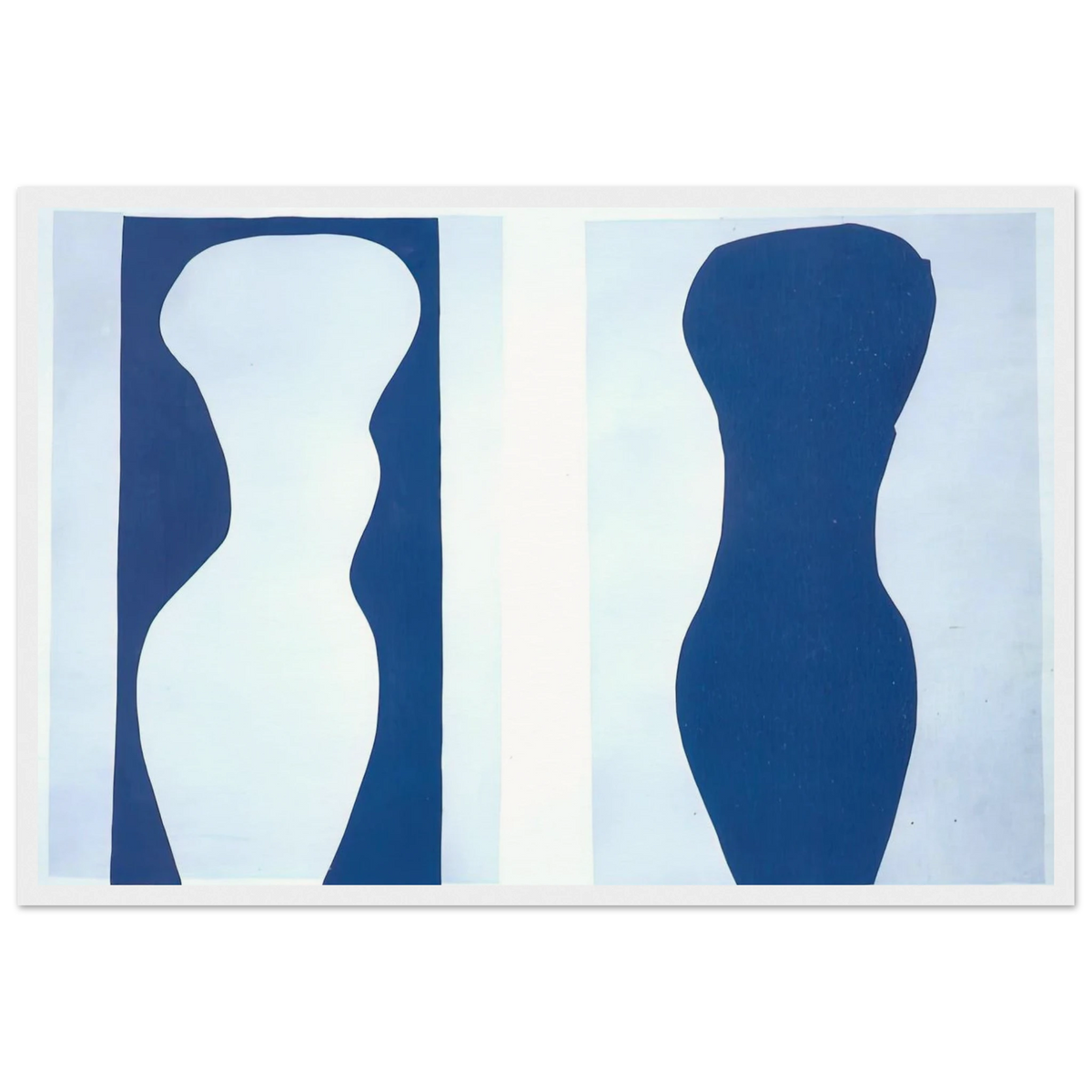 WHITE TORSO AND BLUE TORSO 1944 Framed Poster | Henri Matisse Framed Prints Wall Art | Henri Matisse Print