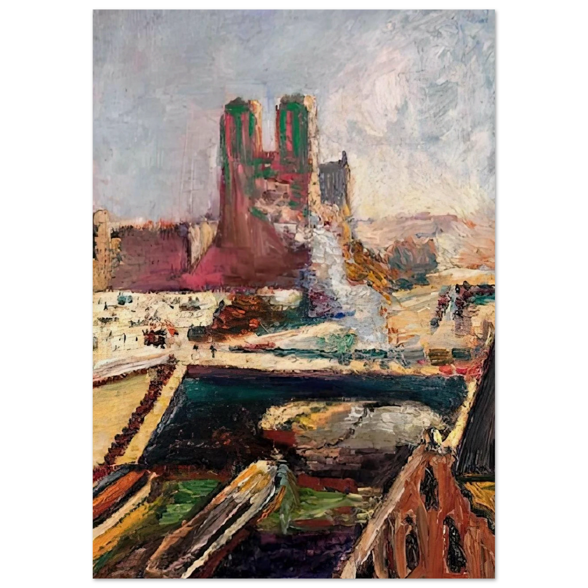 NOTRE DAME 1900 Poster | Henri Matisse Poster | Henri Matisse Print