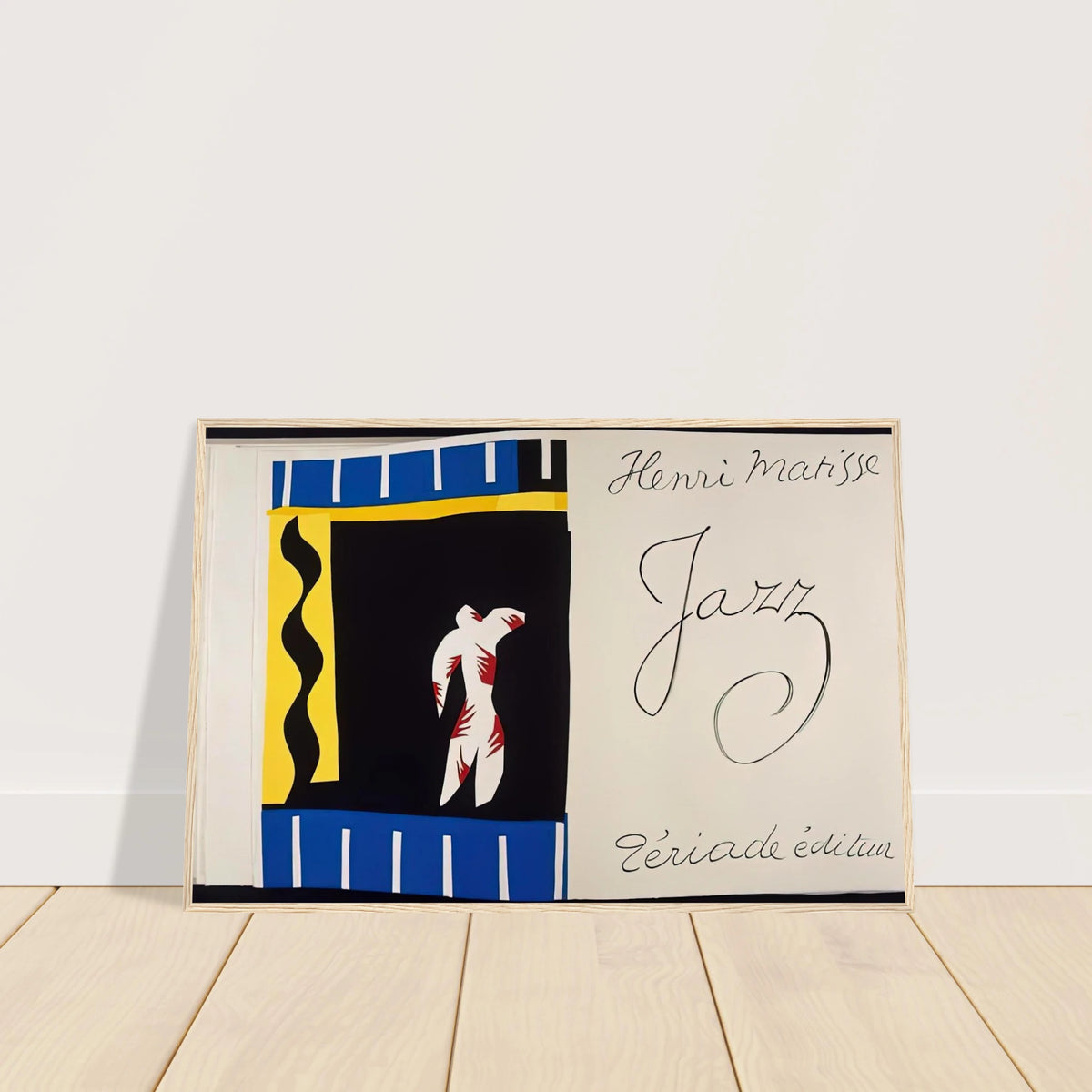 JAZZ BOOK 1947 Framed Poster | Henri Matisse Framed Prints Wall Art | Henri Matisse Print