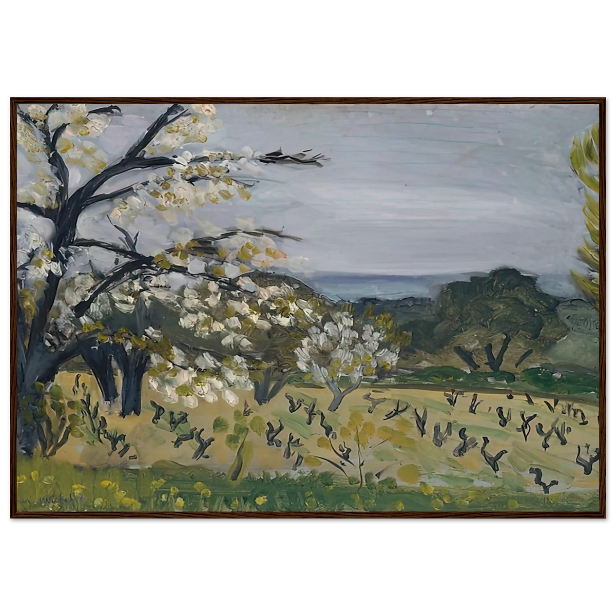 LANDSCAPE NICE 1919 Framed Poster | Henri Matisse Framed Prints Wall Art | Henri Matisse Print