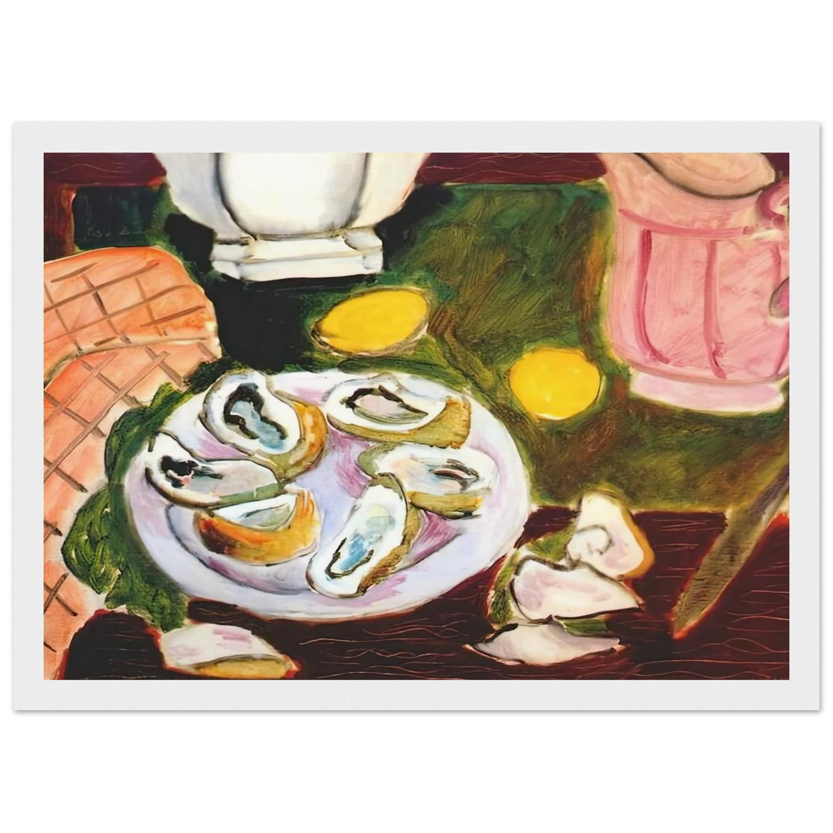 OYSTERS 1940 Framed Poster | Henri Matisse Framed Prints Wall Art | Henri Matisse Print