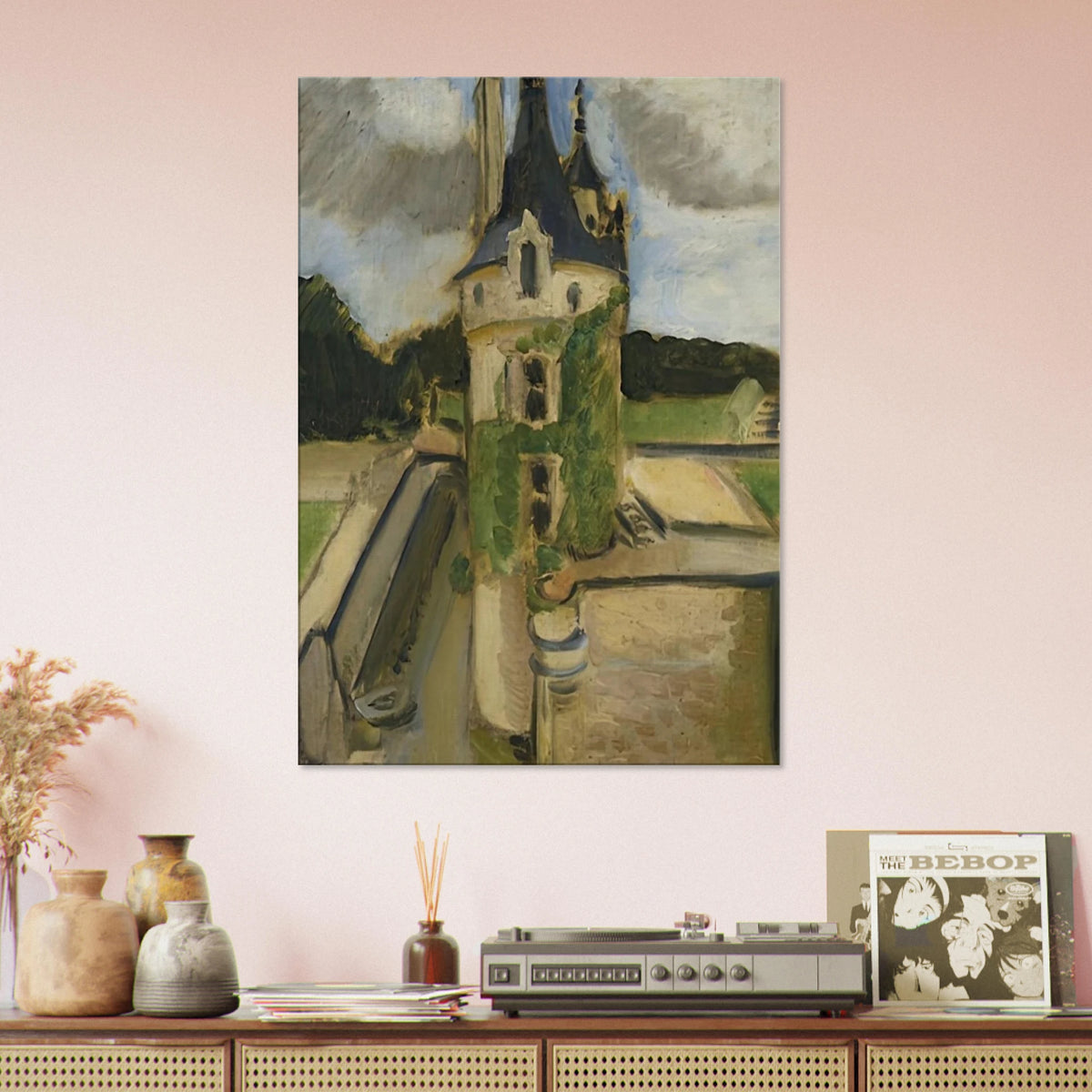 LLA TOUR DE CHENONCEAUX 1917 Canvas | Henri Matisse Canvas | Henri Matisse Print