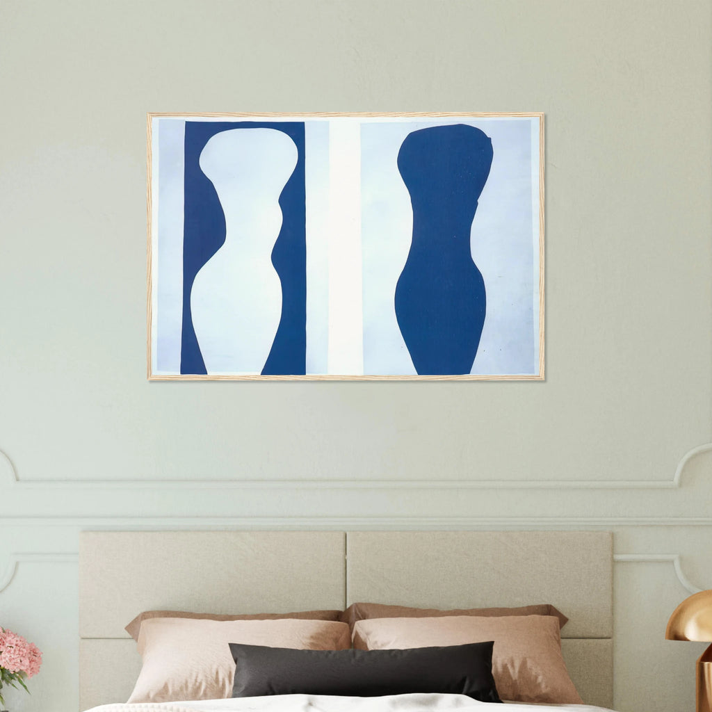 WHITE TORSO AND BLUE TORSO 1944 Framed Poster | Henri Matisse Framed Prints Wall Art | Henri Matisse Print