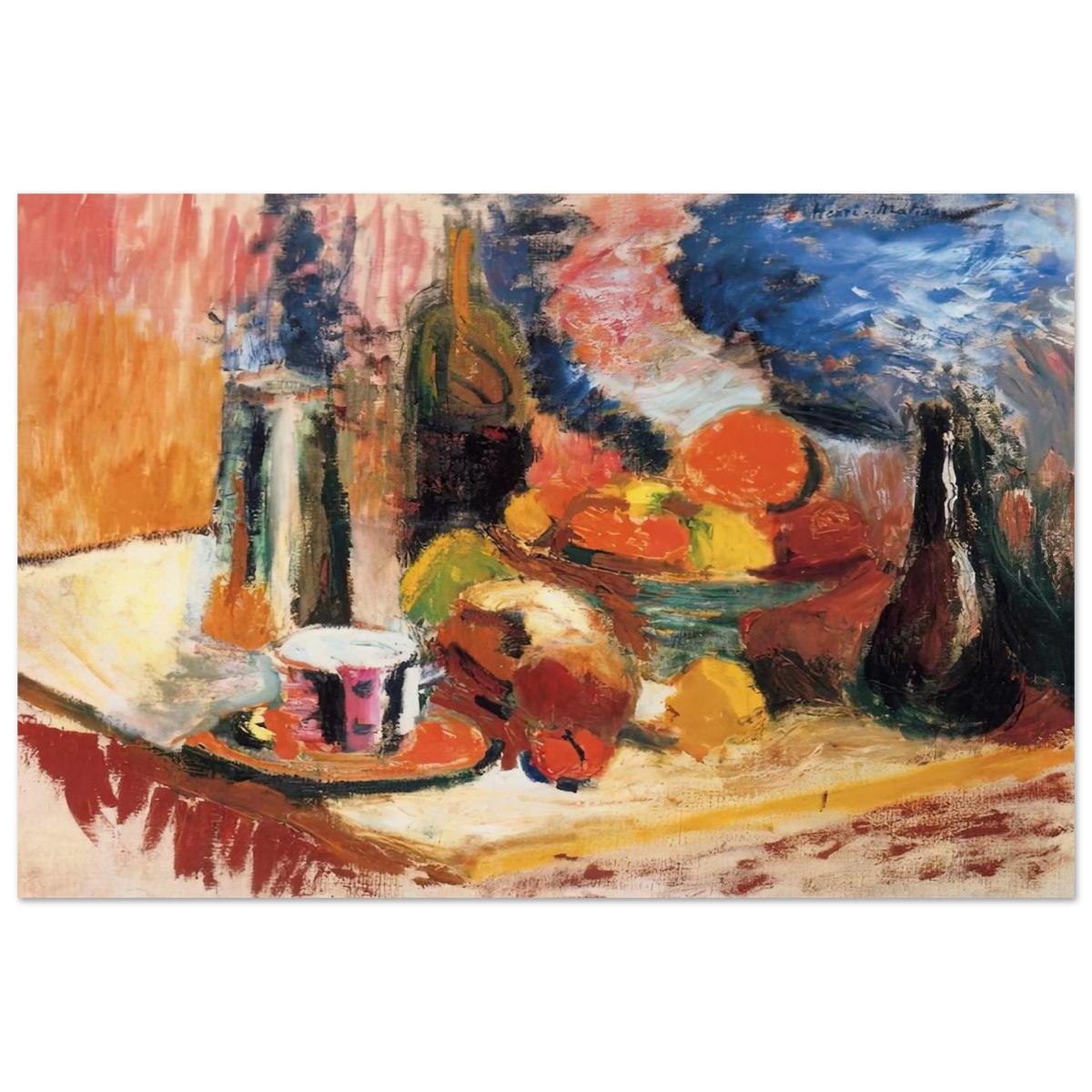 STILL LIFE WITH FRUIT 1896 Poster | Henri Matisse Poster | Henri Matisse Print