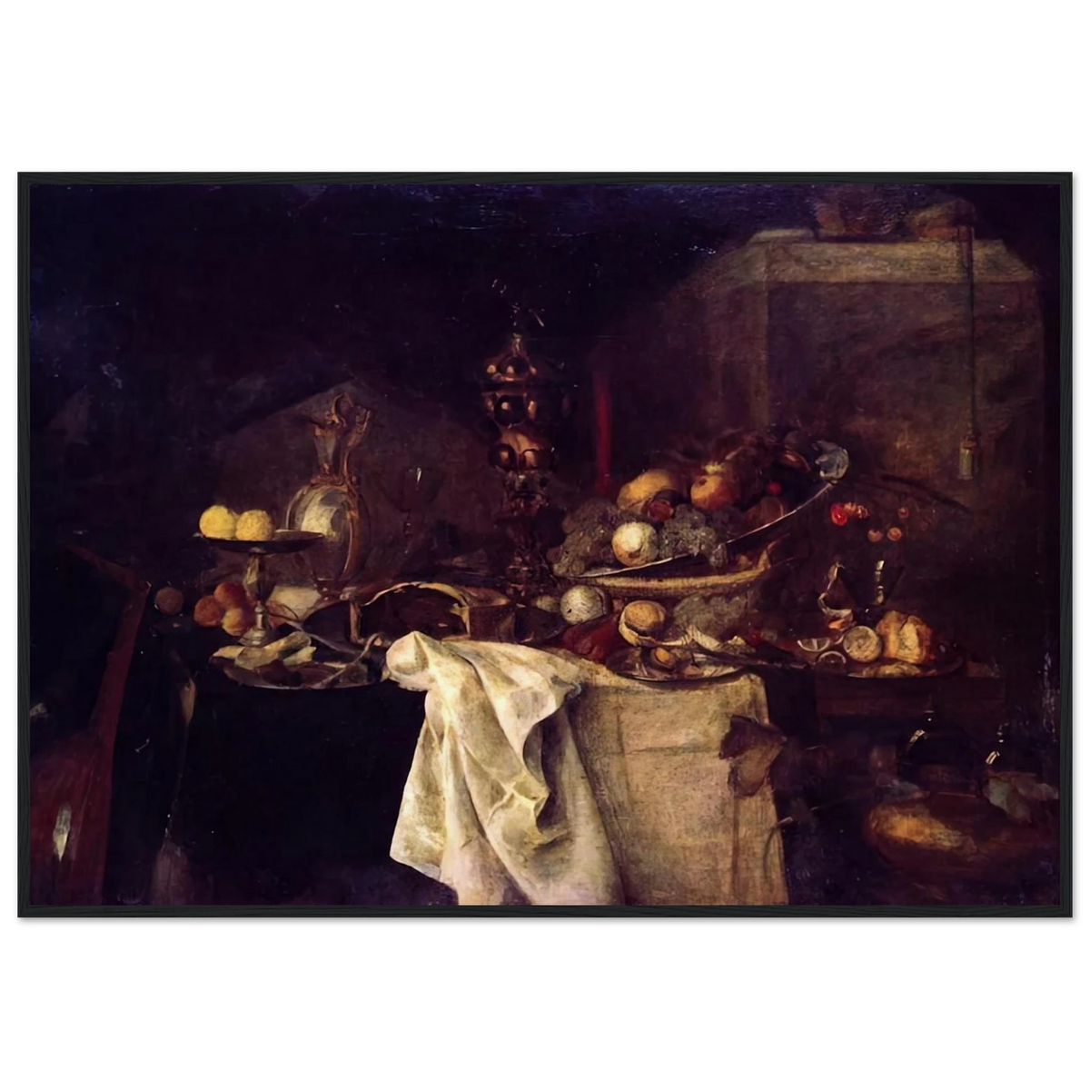 LA DESERTE AFTER JAN DAVIDSZ DE HEEM 1893 Framed Poster | Henri Matisse Framed Prints Wall Art | Henri Matisse Print