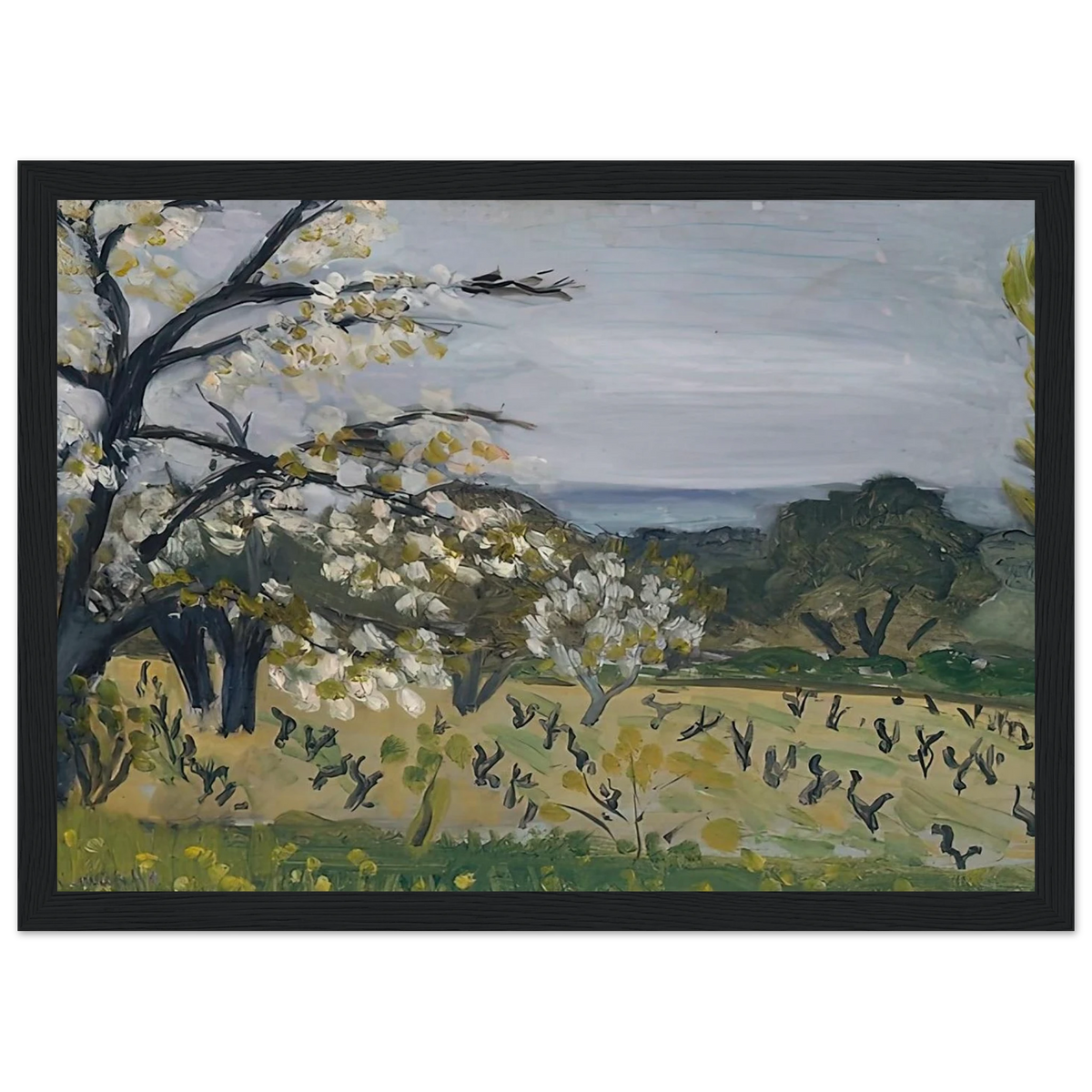 LANDSCAPE NICE 1919 Framed Poster | Henri Matisse Framed Prints Wall Art | Henri Matisse Print