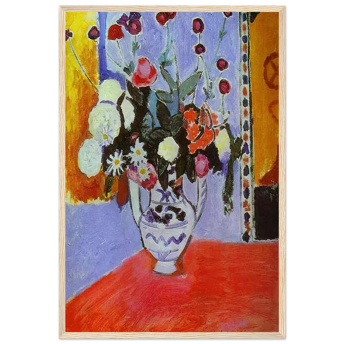 A BUNCH OF FLOWERS 1907 Framed Poster | Henri Matisse Framed Prints Wall Art | Henri Matisse Print