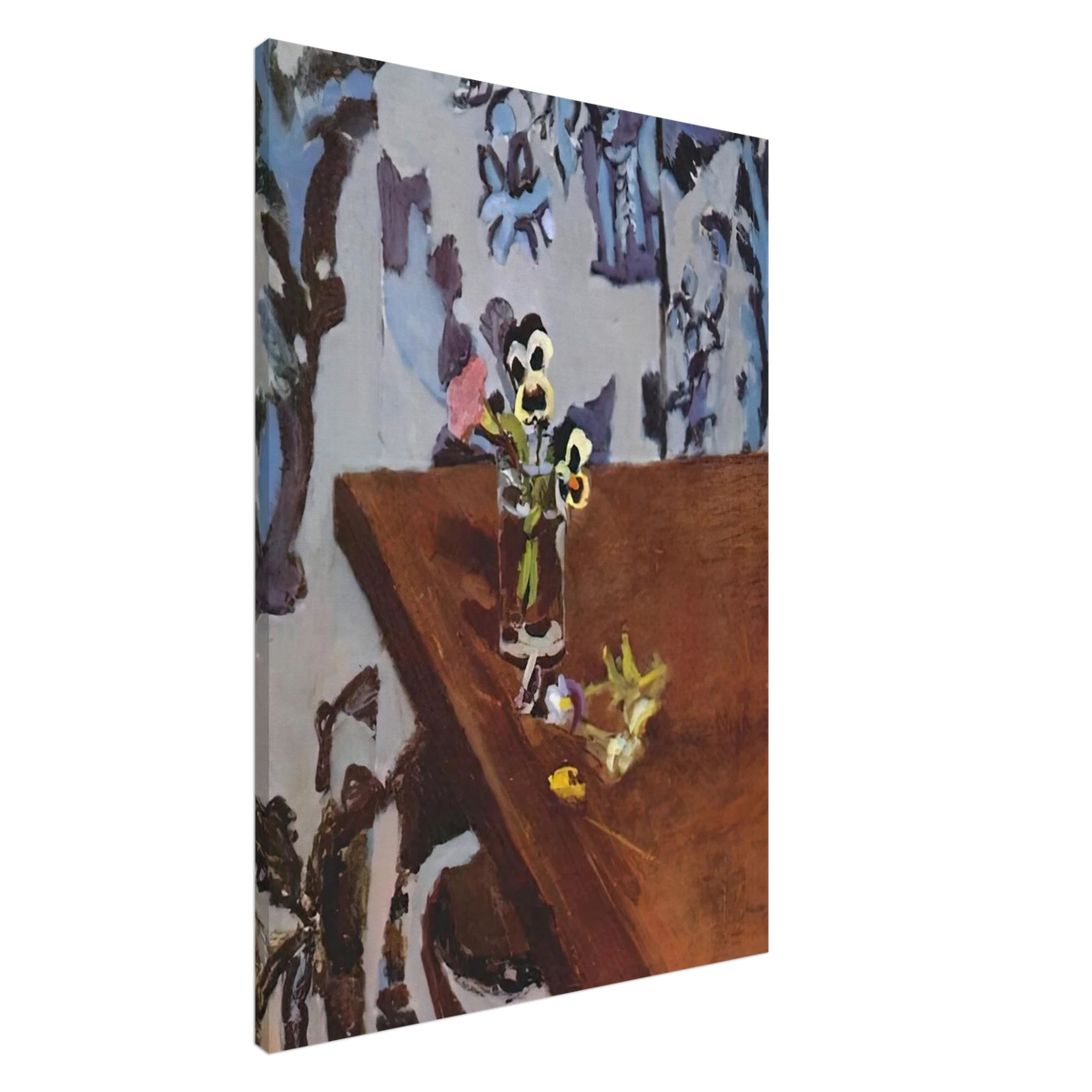 PANSIES ON A TABLE 1919 Canvas | Henri Matisse Canvas | Henri Matisse Print