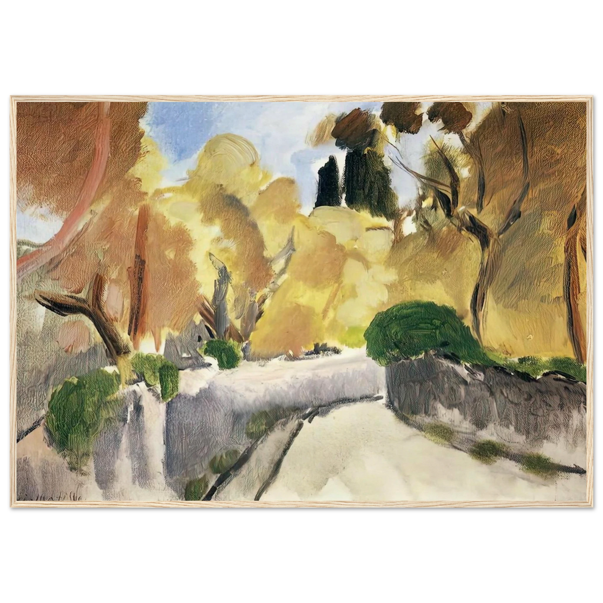 LANDSCAPE 2 Framed Poster | Henri Matisse Framed Prints Wall Art | Henri Matisse Print