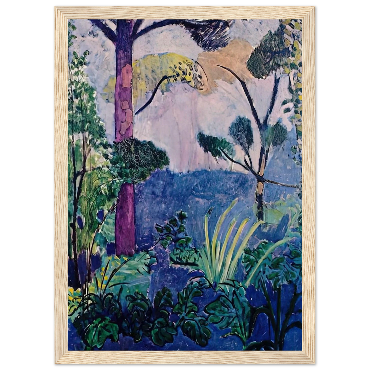 MOROCCAN LANDSCAPE Framed Poster | Henri Matisse Framed Prints Wall Art | Henri Matisse Print