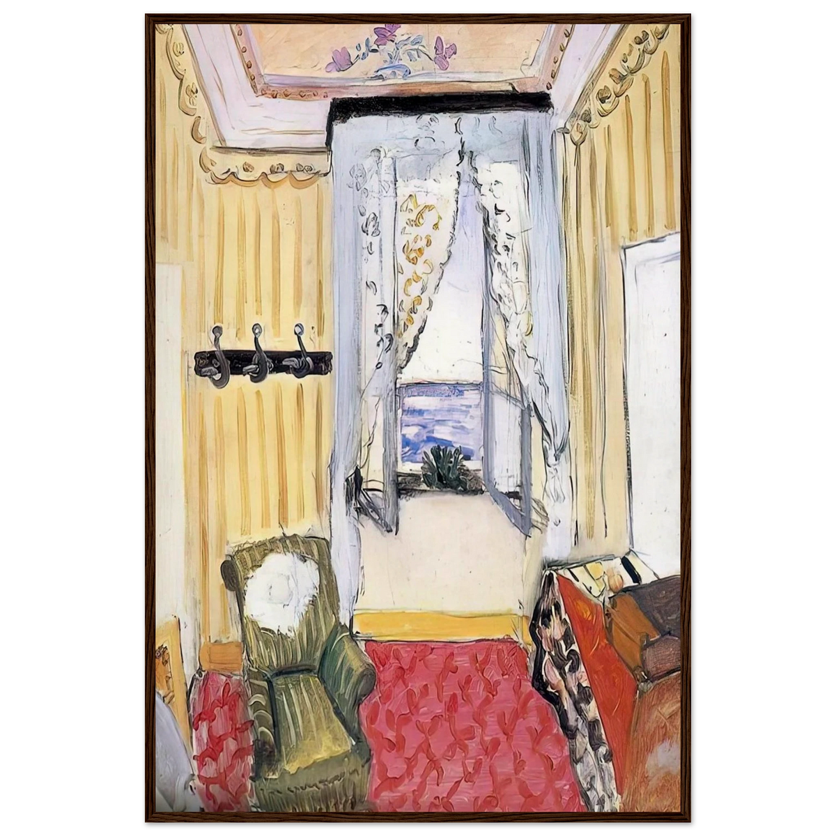 MY ROOM AT THE BEAU RIVAGE 1918 Framed Poster | Henri Matisse Framed Prints Wall Art | Henri Matisse Print