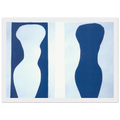 WHITE TORSO AND BLUE TORSO 1944 Framed Poster | Henri Matisse Framed Prints Wall Art | Henri Matisse Print