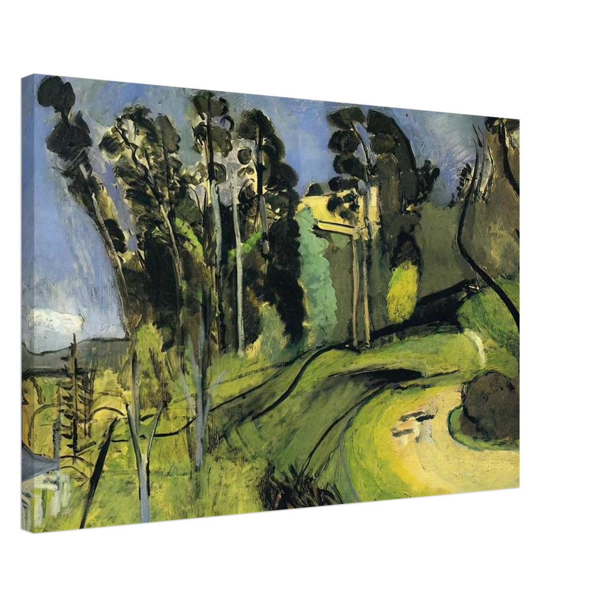 MONTALBAN LANDSCAPE 1918 Canvas | Henri Matisse Canvas | Henri Matisse Print