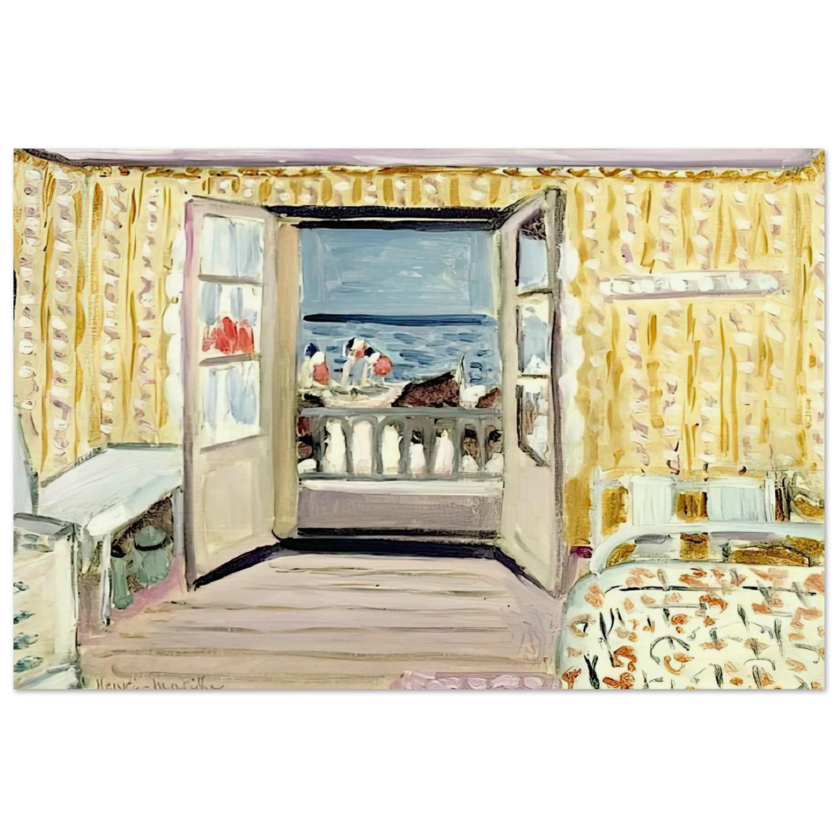 INTERIOR JULY 14TH ETRETAT 1920 Poster | Henri Matisse Poster | Henri Matisse Print