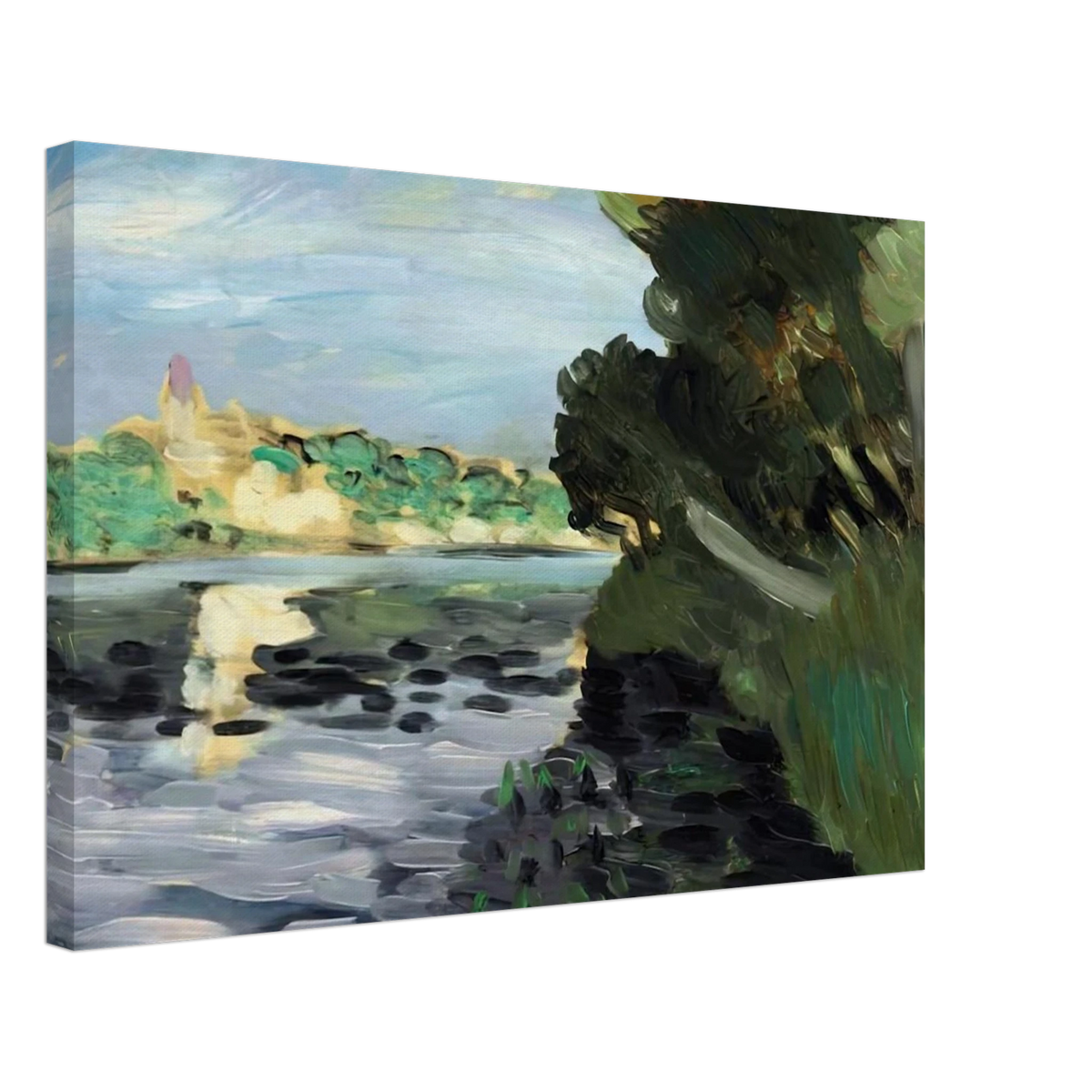 BORDS DE LA SEINE A VETHEUIL 1920 Canvas | Henri Matisse Canvas | Henri Matisse Print
