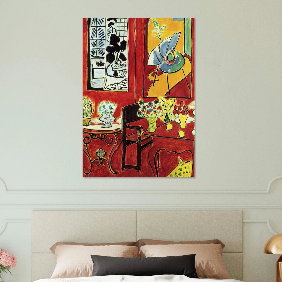 LARGE RED INTERIOR 1948 Canvas | Henri Matisse Canvas | Henri Matisse Print