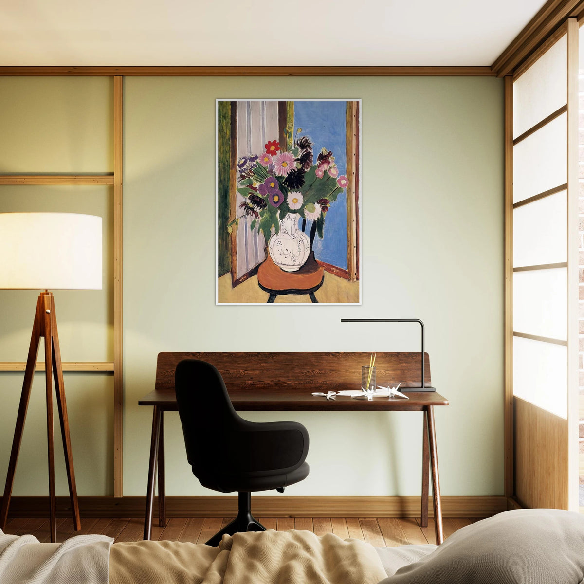 DAISIES 1919 Framed Poster | Henri Matisse Framed Prints Wall Art | Henri Matisse Print