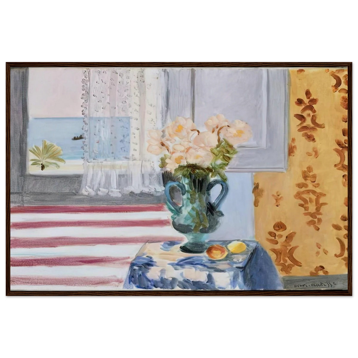 VASE OF FLOWERS 1924 Framed Poster | Henri Matisse Framed Prints Wall Art | Henri Matisse Print