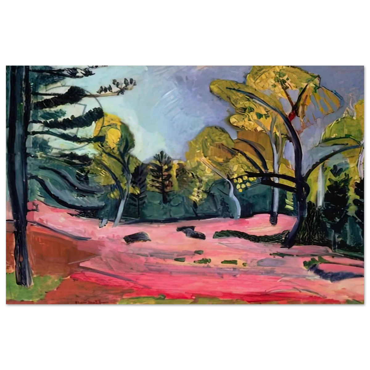 LANDSCAPE 1909 Poster | Henri Matisse Poster | Henri Matisse Print