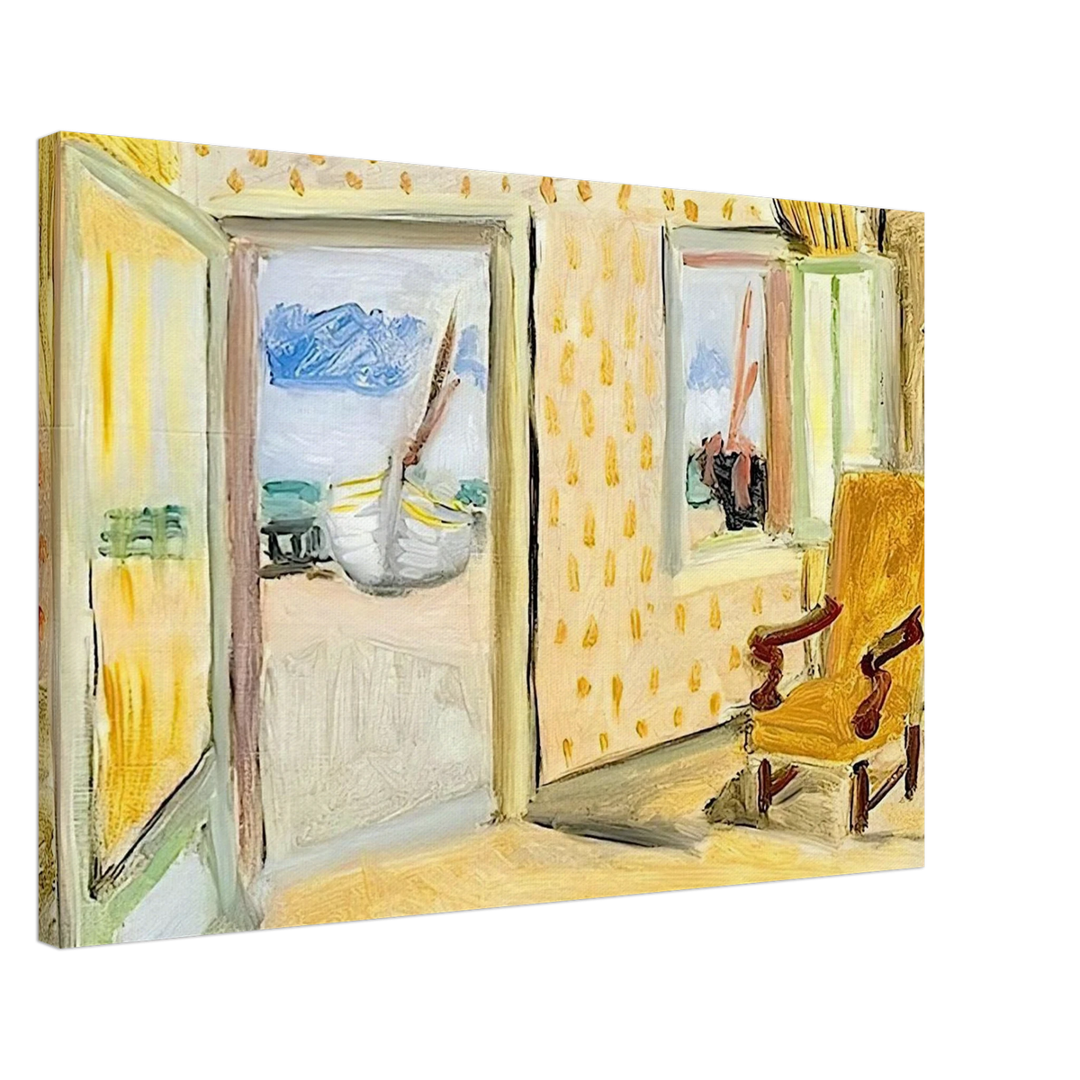 INTERIOR OPEN DOOR 1920 Canvas | Henri Matisse Canvas | Henri Matisse Print