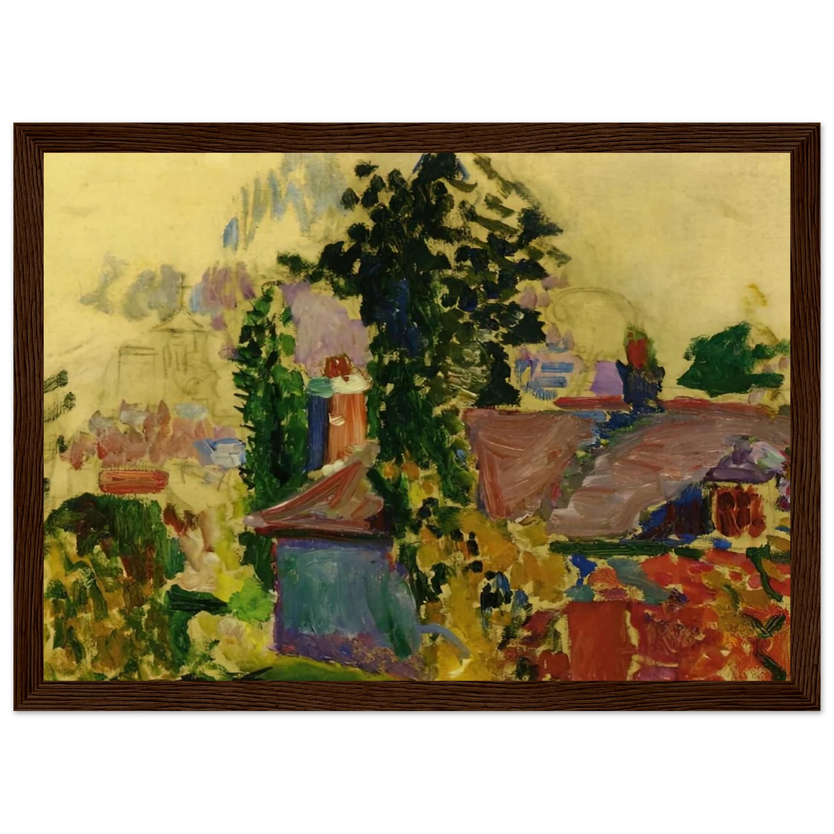 LANDSCAPE 1904 Framed Poster | Henri Matisse Framed Prints Wall Art | Henri Matisse Print