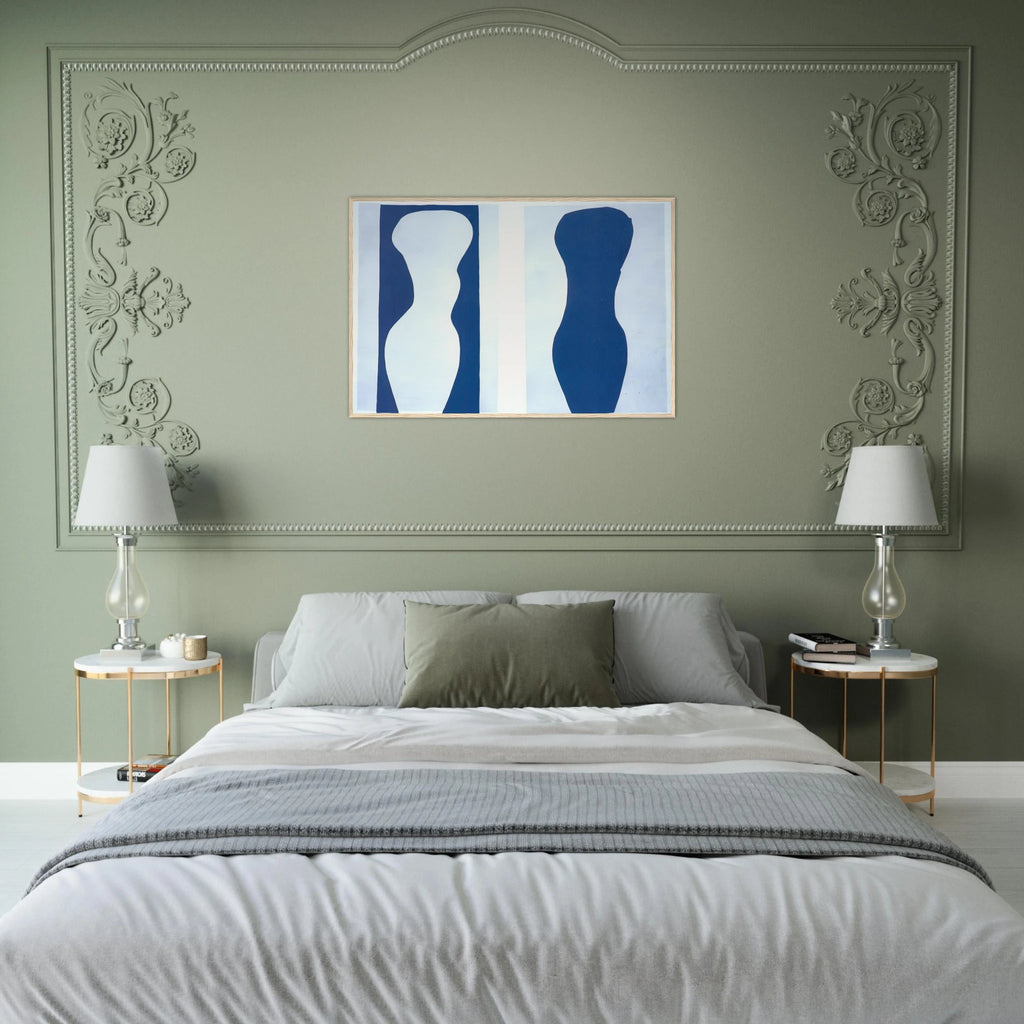 WHITE TORSO AND BLUE TORSO 1944 Framed Poster | Henri Matisse Framed Prints Wall Art | Henri Matisse Print