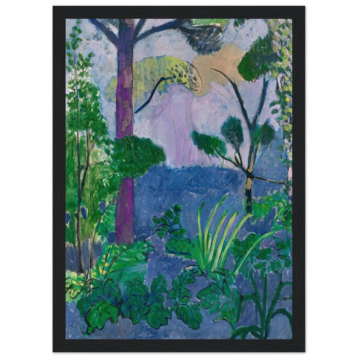 ACANTHUS MOROCCAN LANDSCAPE 1912 Framed Poster | Henri Matisse Framed Prints Wall Art | Henri Matisse Print