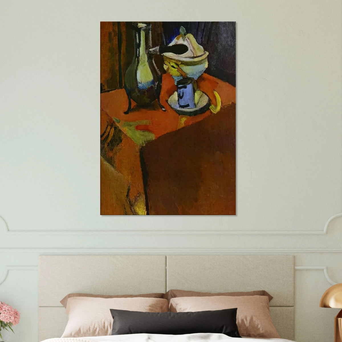 DISHES ON A TABLE 1900 Canvas | Henri Matisse Canvas | Henri Matisse Print