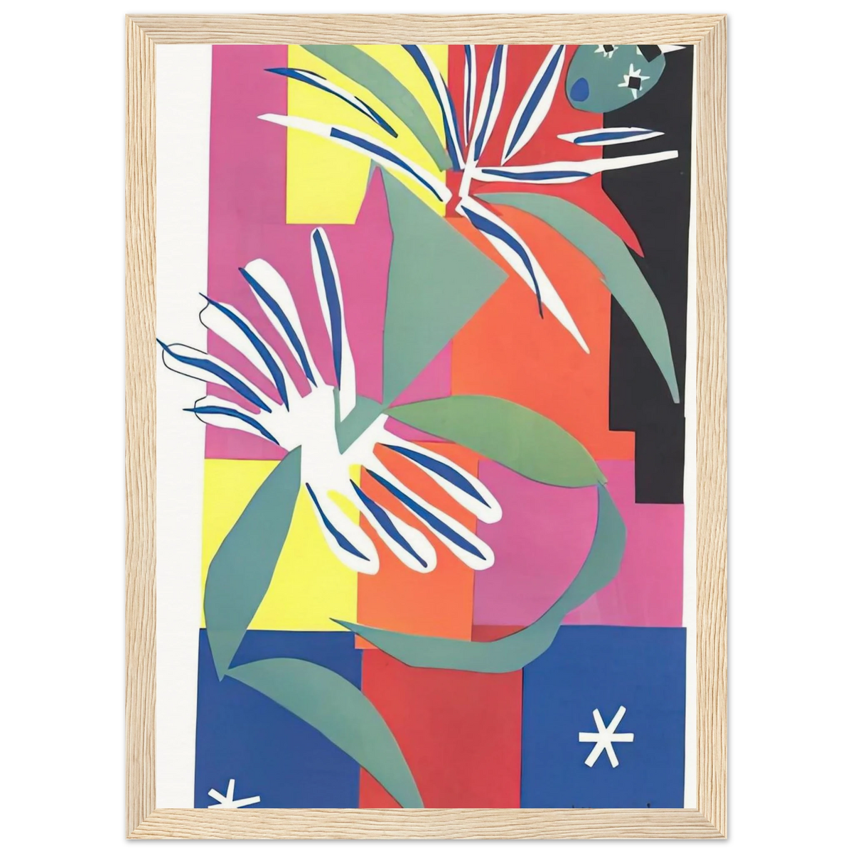 CREOLE DANCER Framed Poster | Henri Matisse Framed Prints Wall Art | Henri Matisse Print